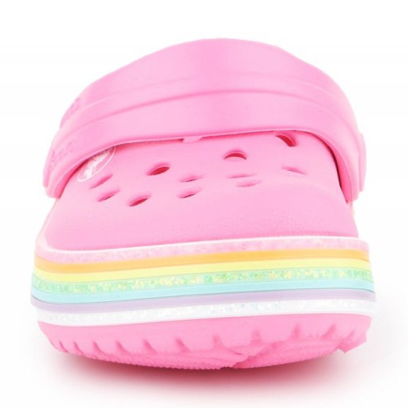 Crocs Crocband Rainbow Glitter Clg K 206151-669 pink 2 Crocs Crocband Rainbow Glitter Clg K 206151-669 pink 2