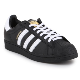 Adidas Superstar Laceless M FV3018 shoes black 1