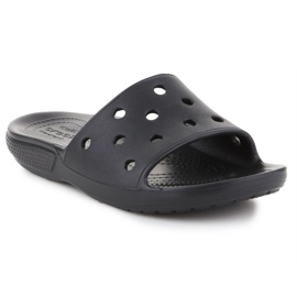 Crocs Classic Slide Black 206121-001 flip-flops 1 Crocs Classic Slide Black 206121-001 flip-flops 1