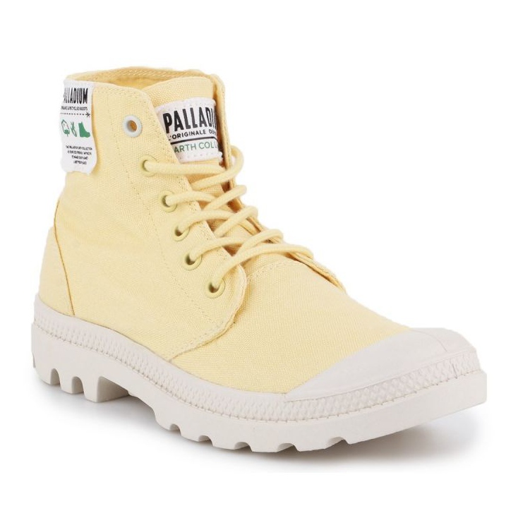 Shoes Palladium Pampa Hi Organic W 76199-740-M yellow 1