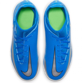 Nike Phantom Gt Club Df Tf Jr CW6729-400 football shoes multicolored blue 1