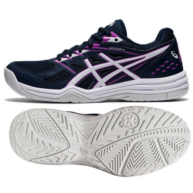 Asics Upcourt 4 W 1072A055 401 volleyball shoes black navy blue 1 Asics Upcourt 4 W 1072A055 401 volleyball shoes black navy blue 1