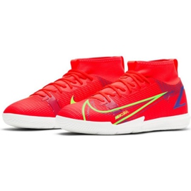 Nike Mercurial Superfly 8 Academy Ic Jr CV0784 600 soccer shoes red oranges and reds 1