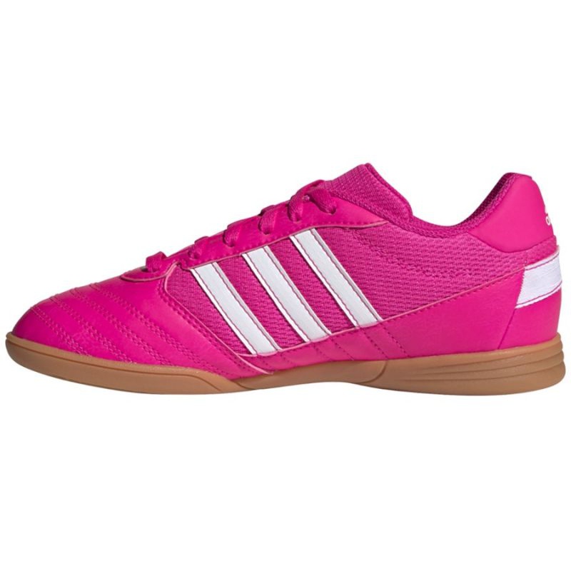 Adidas Super Sala Jr football shoes - pink/white Adidas Super Sala Jr football shoes - pink/white