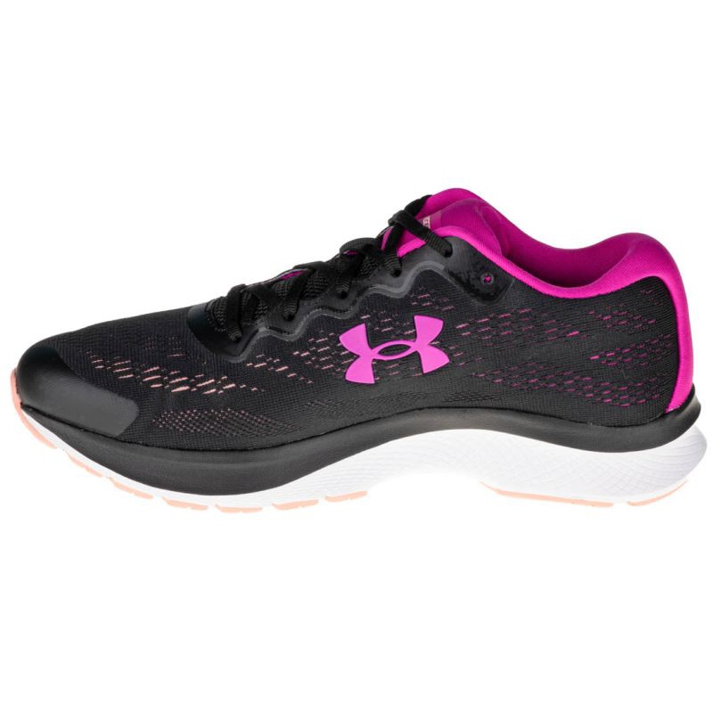 Womens black deals under armor shoes