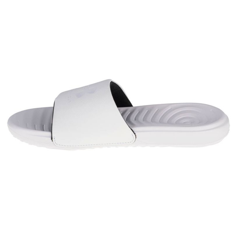 Under Armour Under Armor Ansa Fixed Slides 3023772-101 flip flops white 1
