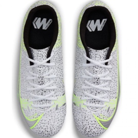 Nike Mercurial Vapor 14 Academy FG / MG Jr CV0811 107 soccer shoes grey silver 1