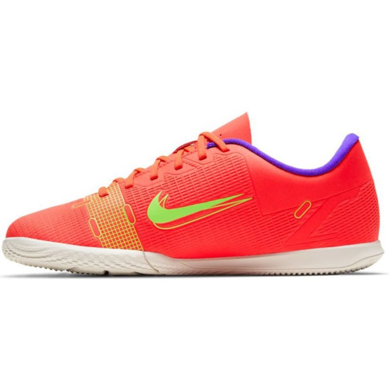 Nike Mercurial Vapor 14 Club Ic Jr CV0826 600 football shoe multicolored oranges and reds 1