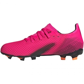 Adidas X Ghosted.3 Fg Jr FW6935 football boots multicolored pink 1