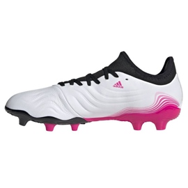 Adidas Copa Sense.3 Fg M FW7934 football boots navy blue, white, pink white 1