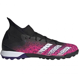 Adidas Predator Freak.3 Tf M FW7517 football boots white, black, pink black 1
