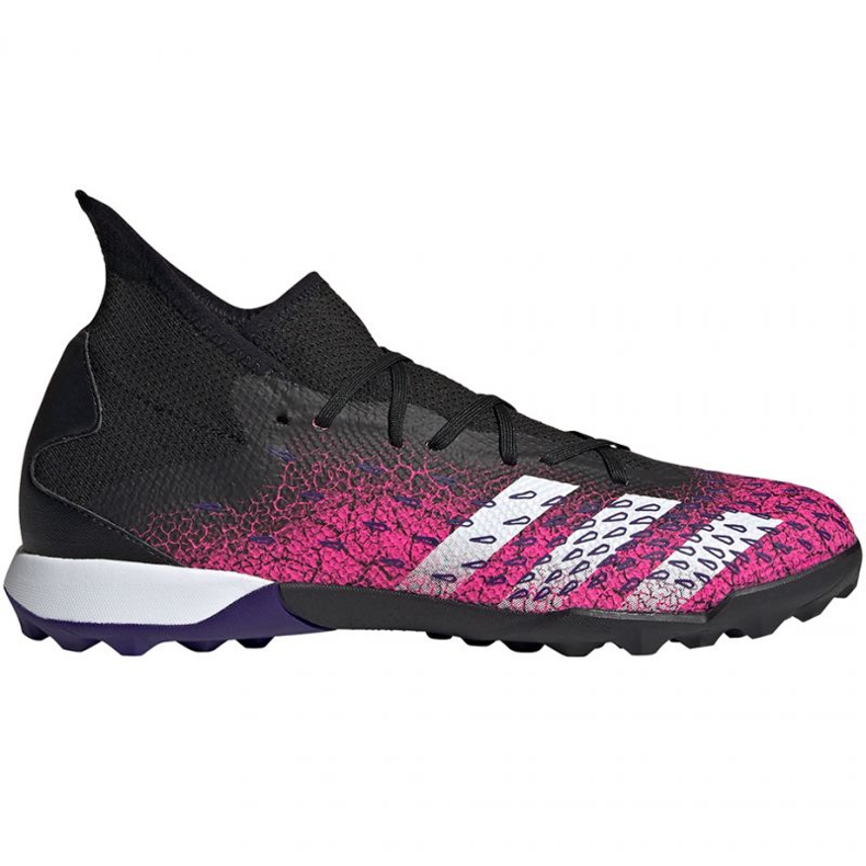 Adidas Predator Freak.3 Tf M FW7517 football boots white, black, pink black 1