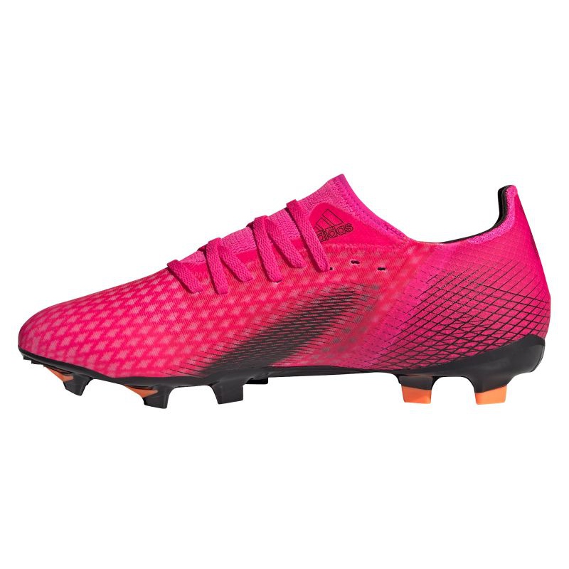 Adidas X Ghosted.3 Fg M FW6945 football boots pink graphite, pink - KeeShoes