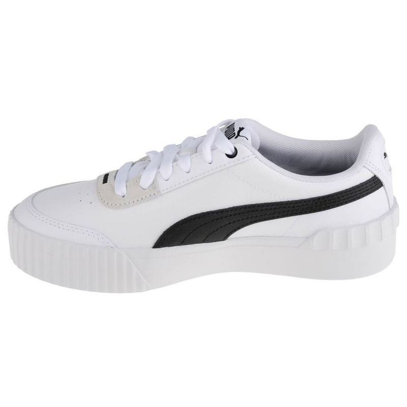 Puma Carina Lift W 373031 02 white black - KeeShoes