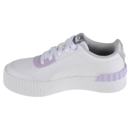 Puma Carina Lift Shine Ps Jr 380553 01 white pink 1 Puma Carina Lift Shine Ps Jr 380553 01 white pink 1
