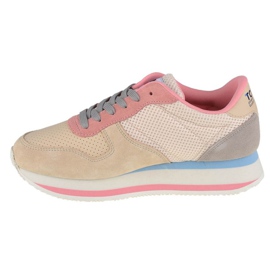 Tommy Hilfiger Jeans Flatform Runner W EN0EN01357-AA8 shoes beige pink 1
