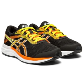 Asics Gel-Excite 6 Gs Jr 1014A079-003 black orange yellow 1