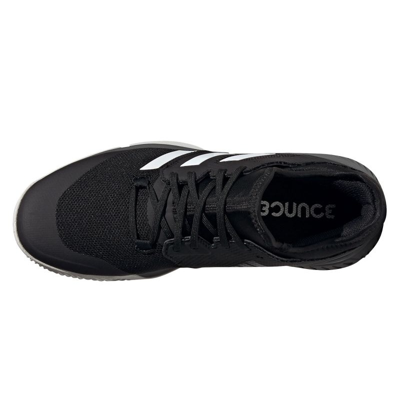 adidas gazelle silver green womens adidas Court Team Bounce Trainers Black White Women