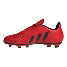 Adidas Predator Freak.4 FxG Jr FY6322 football boots oranges and reds 1