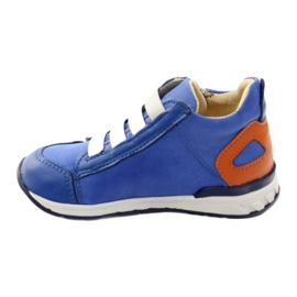 Blue Bartuś 181 slider shoes orange white 2