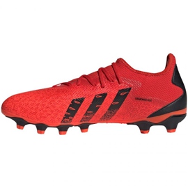 Adidas Predator Freak.3 Mg LM GZ2824 football boots multicolored oranges and reds 1
