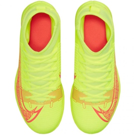Nike Mercurial Superfly 8 Club Tf Jr CV0795 760 soccer shoes yellow yellows 1