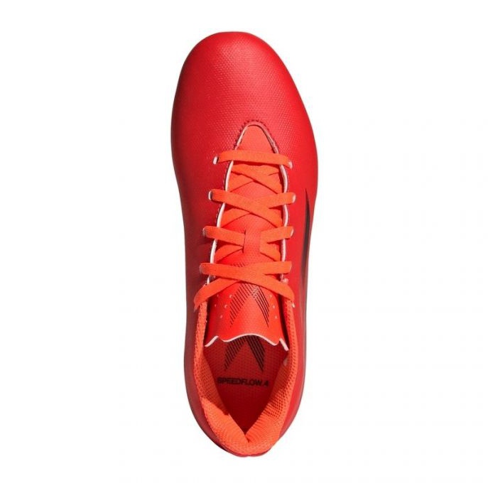 Adidas X Speedflow.4 FxG Jr FY3319 football boots red oranges and reds 1
