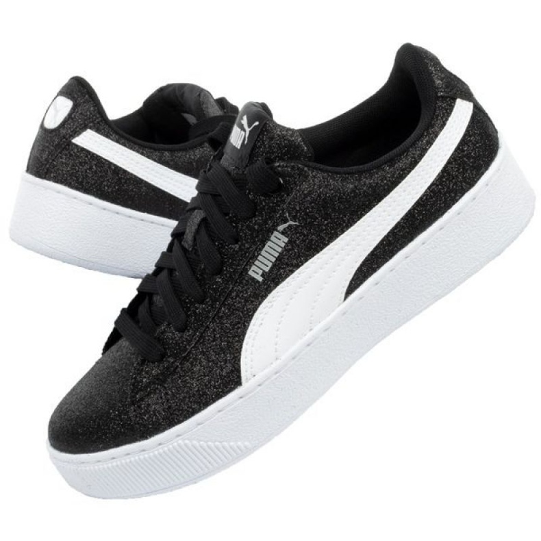 Puma Vikky Platform Glitz Jr 366856 02 black blue 1