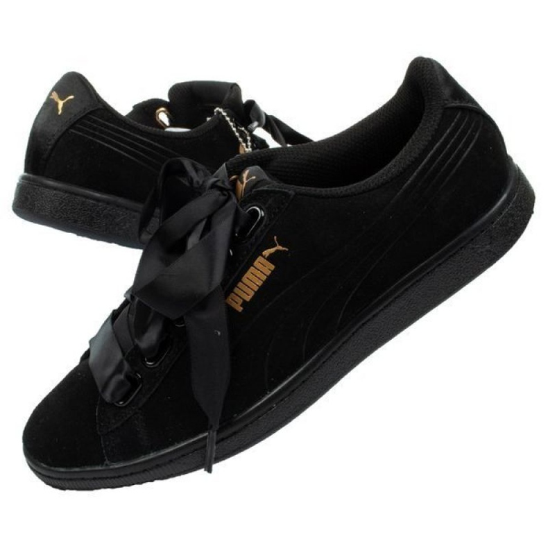 Puma Vikky Ribbon SW 366416 01 black golden 1