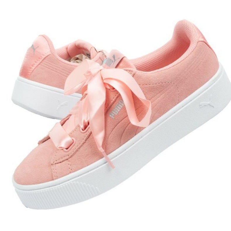 Puma Vikky Stacked Ribbon SW 369731 01 pink silver 1