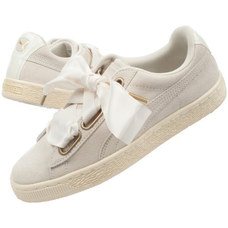 Puma Suede Heart Satin W 362714 04 beige golden 1