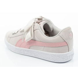 Puma Suede Heart Circles Jr 370569 01 shoes pink grey 4