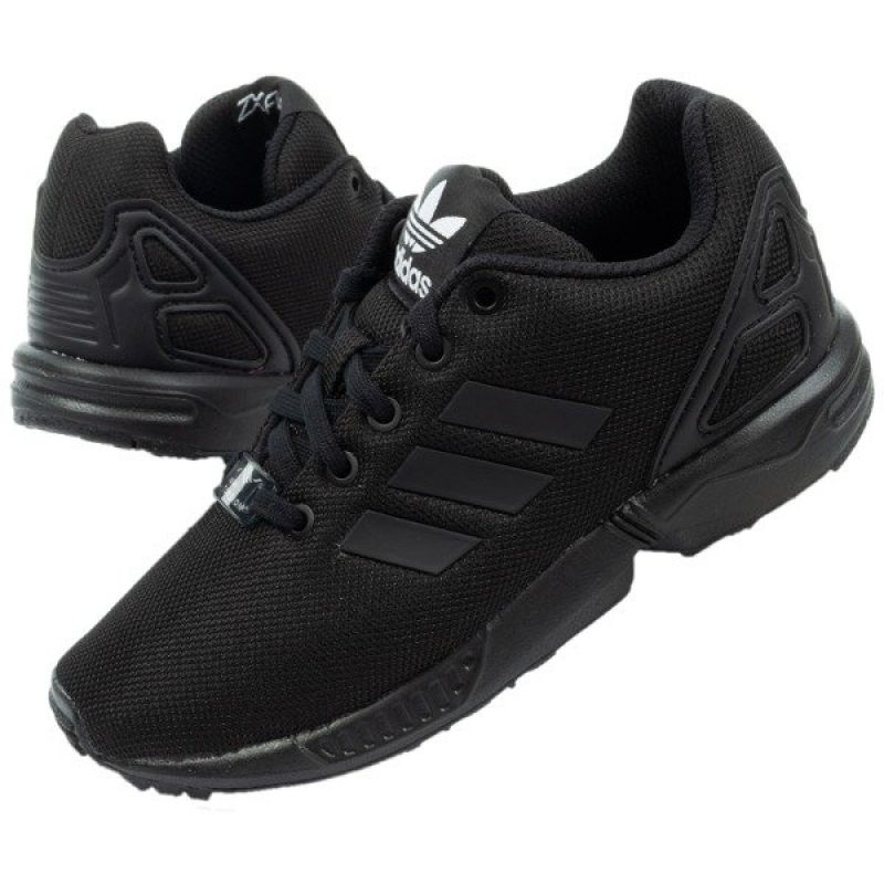 zwaan Trouw Aan Adidas Zx Flux Jr S76297 shoes black - KeeShoes