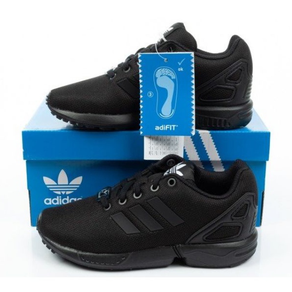 Adidas Zx Flux Jr S76297 shoes black - KeeShoes