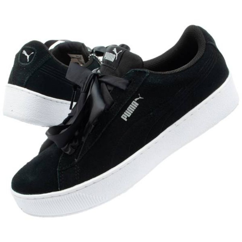 Puma Vikky Platform Ribbon W 367642 03 black 1