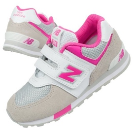 New Balance Jr YV574FNG shoes pink grey 1