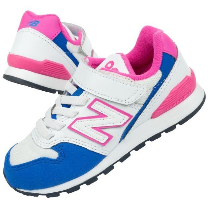 New Balance JR YV996DC Shoes White Blue Pink Fashionable Shoes