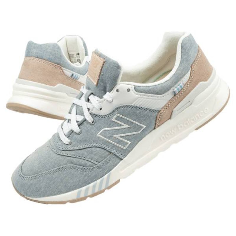 CW997HBH shoes beige white blue - KeeShoes
