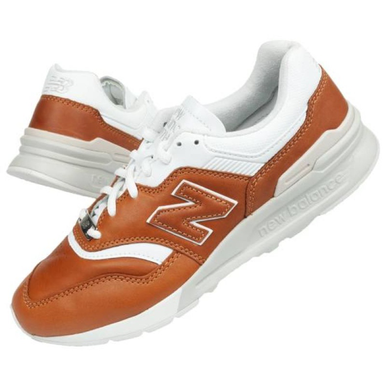 New Balance M CM997HEP shoes white brown 1
