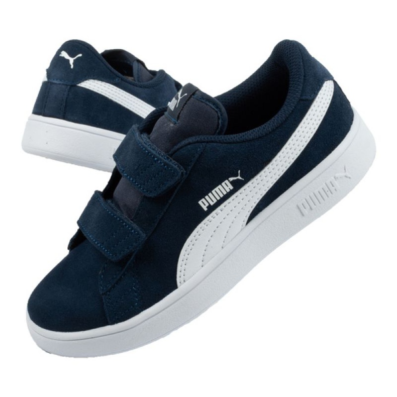 Puma Smash v2 Jr 365177 02 black navy blue 1