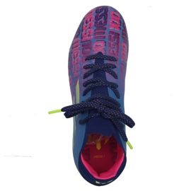 Adidas X Speedflow Messi.1 Fg Jr FY6929 football boots navy blue, purple, blue, multicolor blue 1