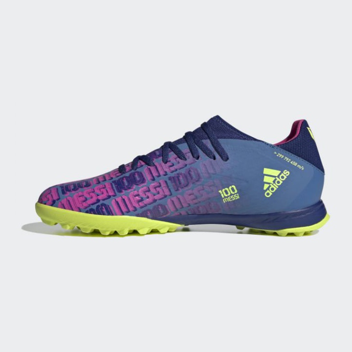 Adidas X Speedflow Messi.3 Tf M FY6896 football boots navy blue, multicolored blues and navy blue 2 Adidas X Speedflow Messi.3 Tf M FY6896 football boots navy blue, multicolored blues and navy blue 2