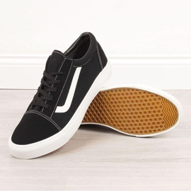 Low-top Sneakers Atletico MATC263B black and white 1