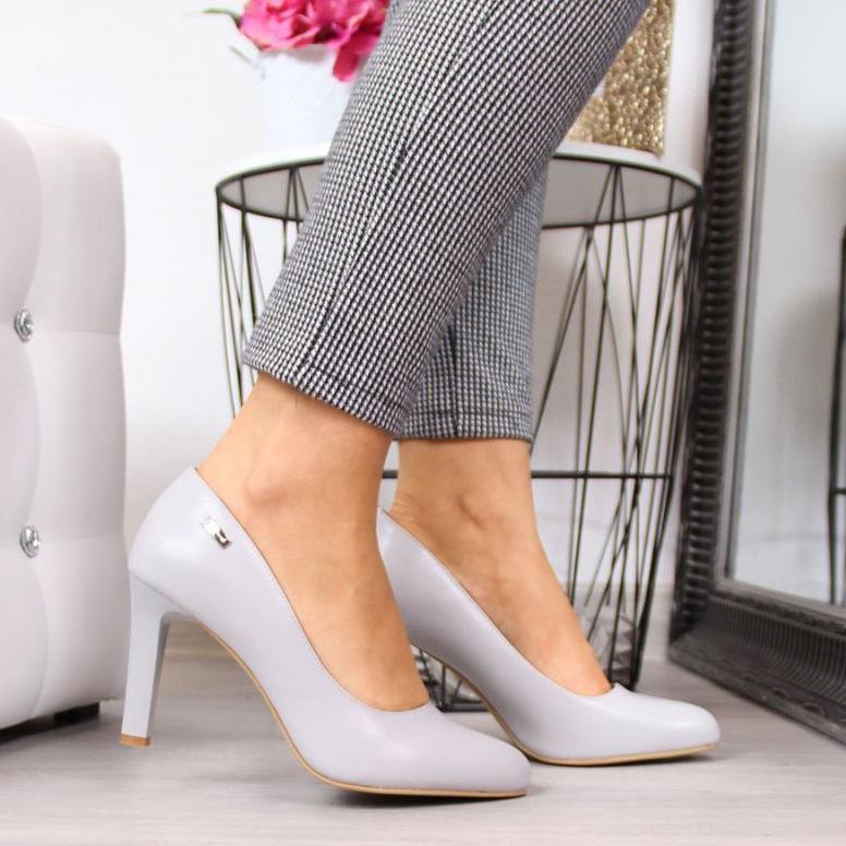 Pumps on the post Sergio Leone W SK3AD gray grey 2