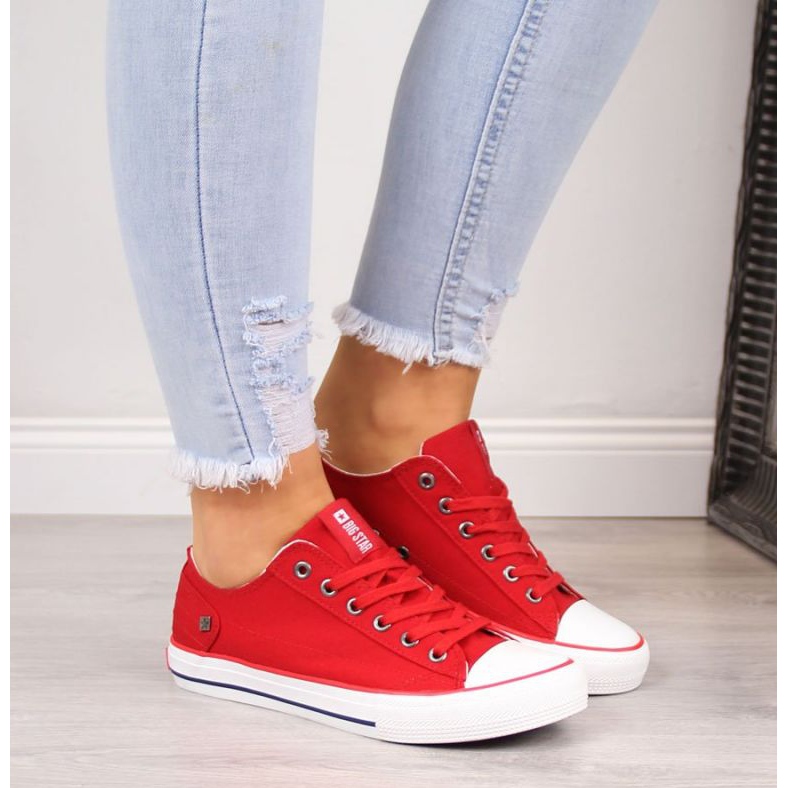 Big Star W DD274339 red shoes white 2
