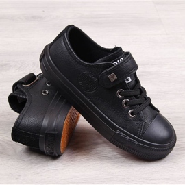 Velcro sneakers Big Star Jr EE374034 black white 1