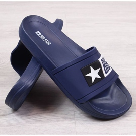 Big Star DD274A265 beach flip-flops, navy blue 1 Big Star DD274A265 beach flip-flops, navy blue 1