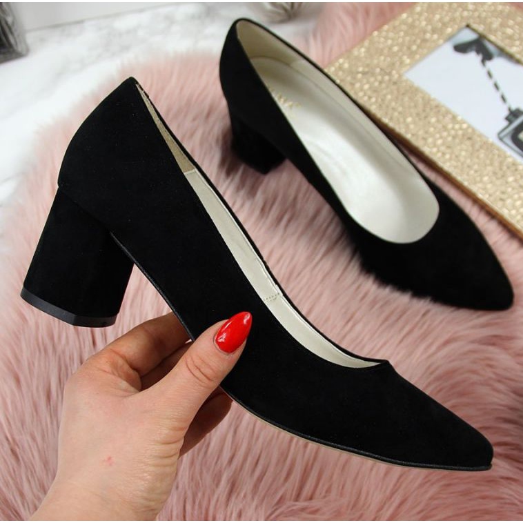 Pumps on the Juma W CIT2711D suede pillar black 1