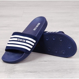 Big Star W FF274A356 navy blue beach slippers 2