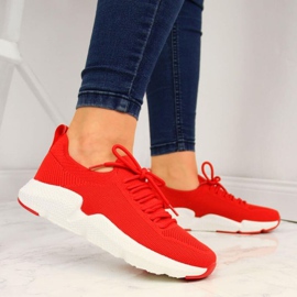 Sneakers Big Star W DD274580 red white 2